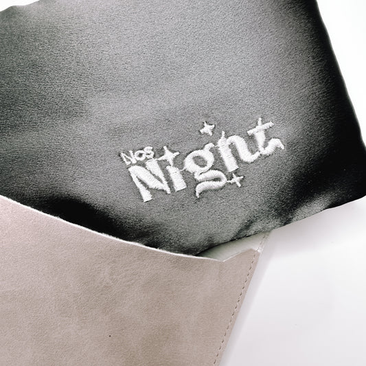 Silk Sleep Mask Charcoal